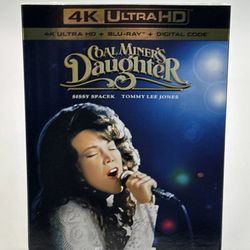 brand new sealed 4k blu ray coal miners daughter bluray 