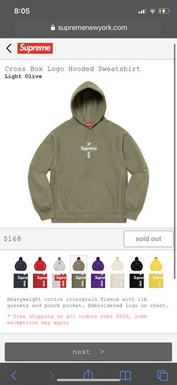 Supreme Cross Box Logo Hoodie
