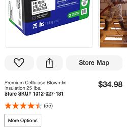 Premium Cellulose Blown-In Insulation 25 lbs.