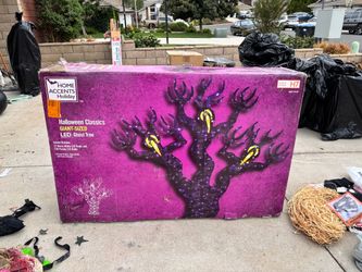 Giant sized Halloween ghost tree light up decor For Yard