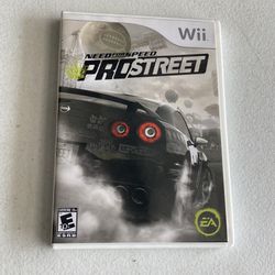 Nintendo Wii Need for Speed Prostreet Game