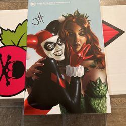 Harley Quinn And Poison Ivy 1 Signed By Jody House 