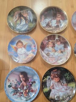 Collector antique plates with certification papers