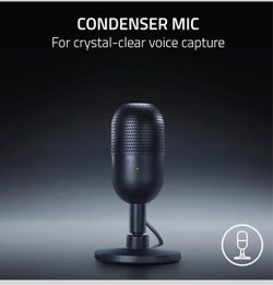 Razer Seiren V3 Chroma RGB, Stream & Game Reactive, USB Microphone, Black