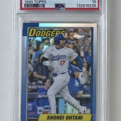 Shohei Ohtani 2025 Topps Chrome 1990 Topps #90cb-7 PSA 10