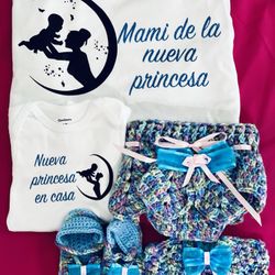 Beautiful  Set For Mom And Baby Girl