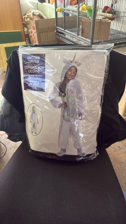 Unicorn Costume Onsie Jumper Child Medium 8 -10