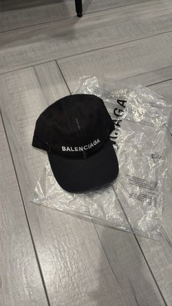 Balenciaga Black Logo Baseball Cap