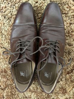 JF J Ferrar Dark Brown Shoes Size 11