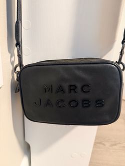 Marc Jacobs Black Crossbody Bag with Logo Strap – Pre-Owned