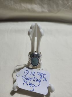 QVC Sterling Silver Ring Size 7.5