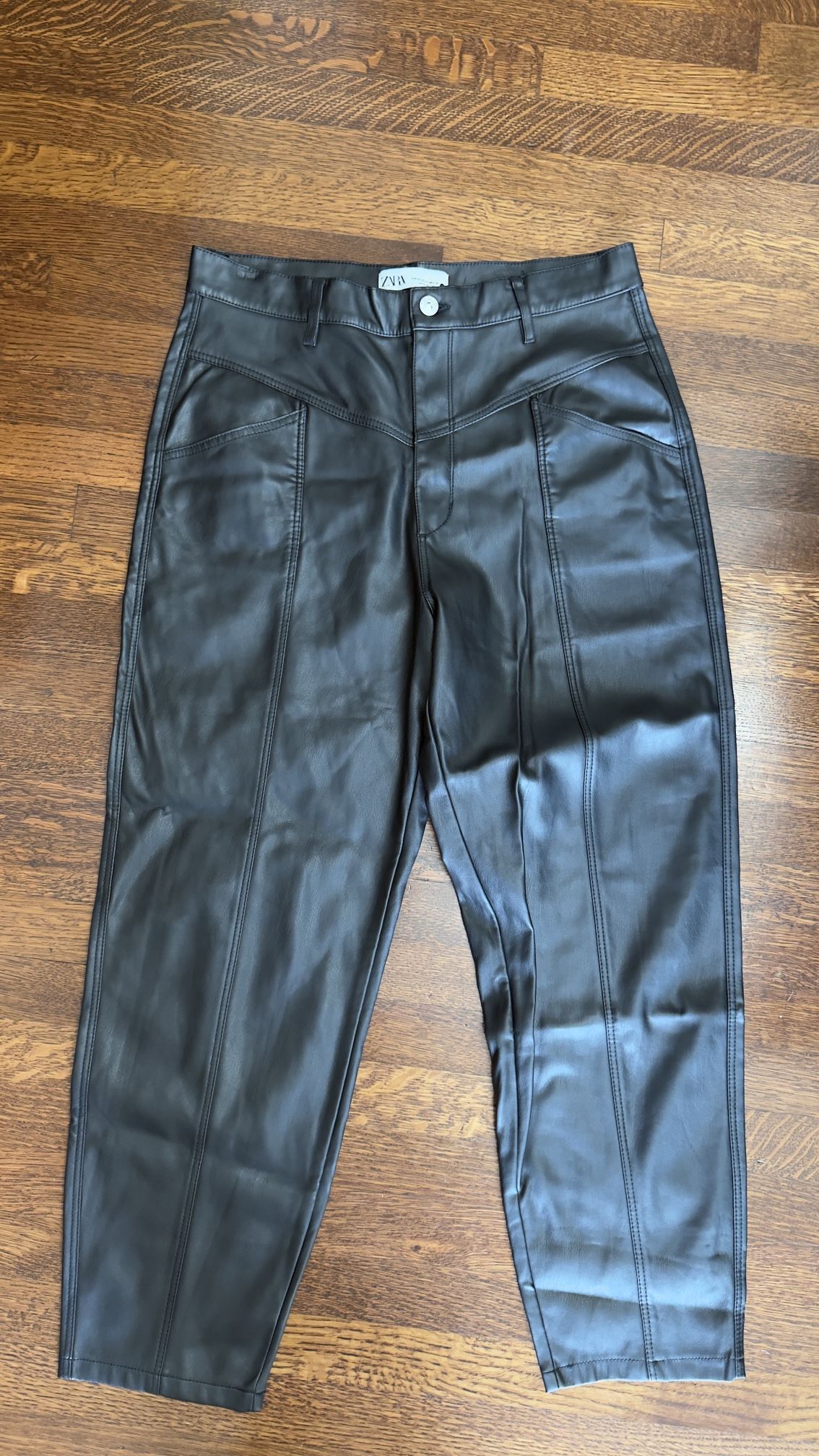 Zara Faux Leather Pants