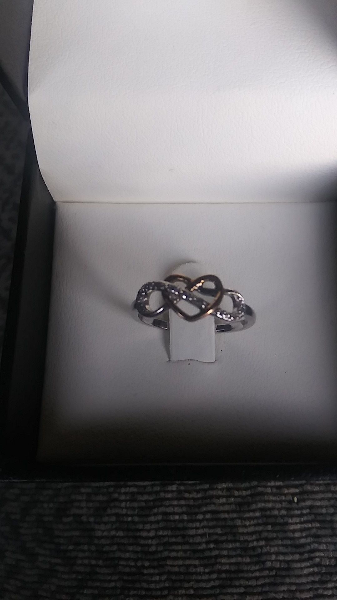 Silver & gold ring