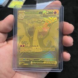 Mega Charizard Gold Card.
