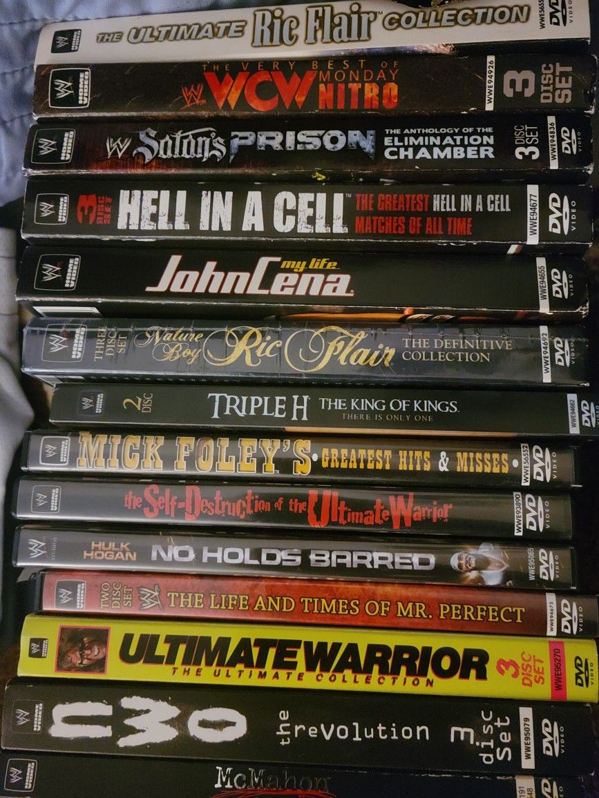 Assortment Of WWE DVDs