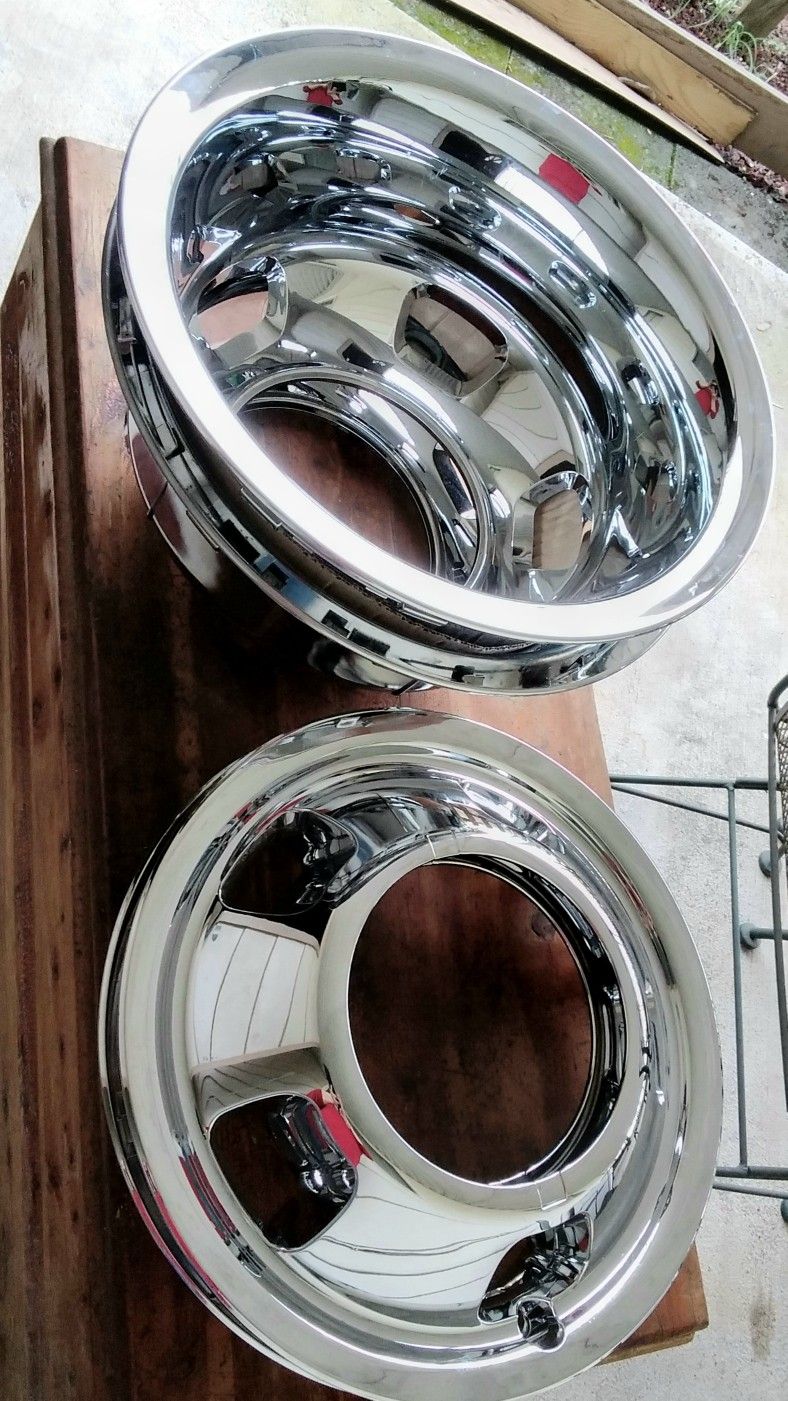 Coast To Coast IW Cn 8010 Chrome Plated AVS Plastic Wheel Simulator Ram 3500 Dually