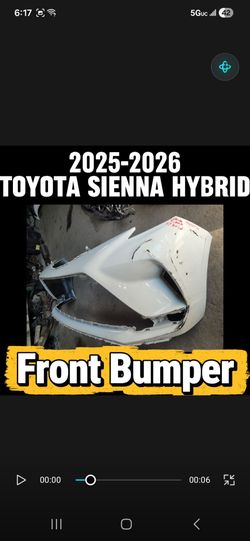 2025/2026 Toyota Sienna Hybrid Front bumper cover