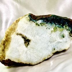 Green Tree Moss in Quartz India Raw Rough Stone Crystal Natural Rock 5 lb 14 oz