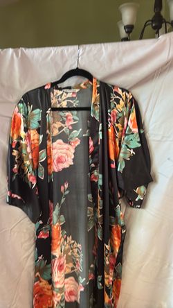 Floral Kimono Cardigan Robe