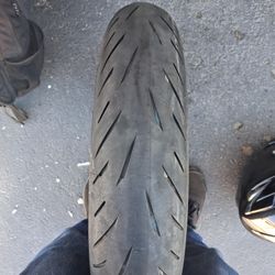 120 70zr 17 Bridgestone Battleaxe Stamped 2024