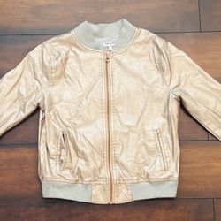 Little Girls Clothes Splendid Rose Gold Bomber Jacket Size 10 Runs A Bit Small More Of A 7/8 