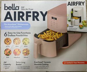 Bella 4 qt slim air fryer