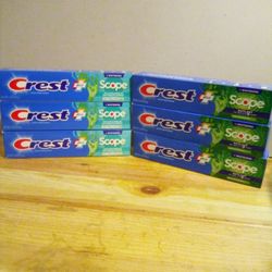 Crest Plus Scope Outlast Or Minty Fresh Stripe Toothpaste 5.4 Oz 2/$5