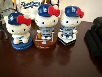Hello Kitty Dodgers Bobbleheads