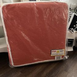 LEGO Textured Tonal Square Pillow Orange/Yellow 24x24" LEGO x Target Collec