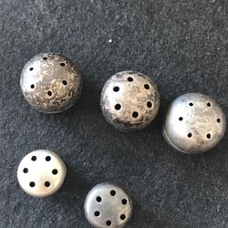 Sterling Silver Salt/pepper Tops