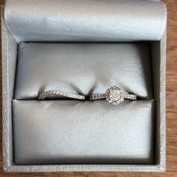 Engagement Ring & Wedding Band
