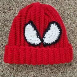 Spiderman Crochet Hat