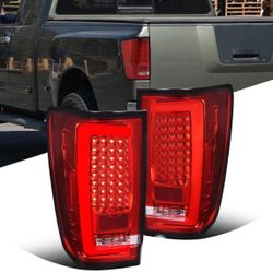 04-15 Nissan Titan Tail Lights Lamps LED Tube Pair