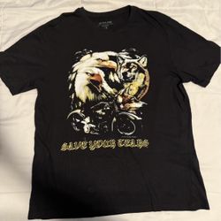 MENS EAGLE GRAPHIC T-SHIRT - SIZE L