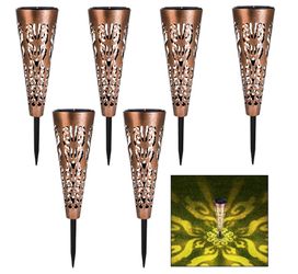 8-Pack LED Solar Lights, Decorative Pathway Solar Lights 