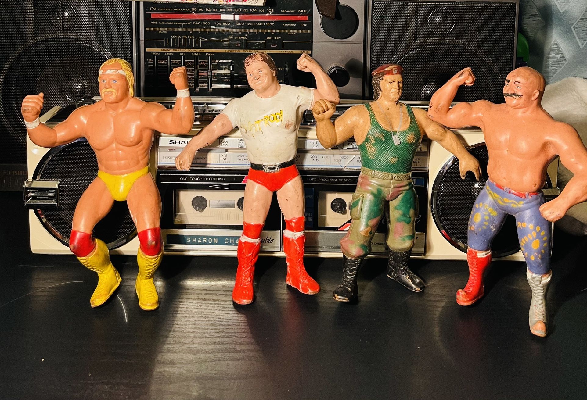 VINTAGE WWF TITAN SPORTS FIGURES