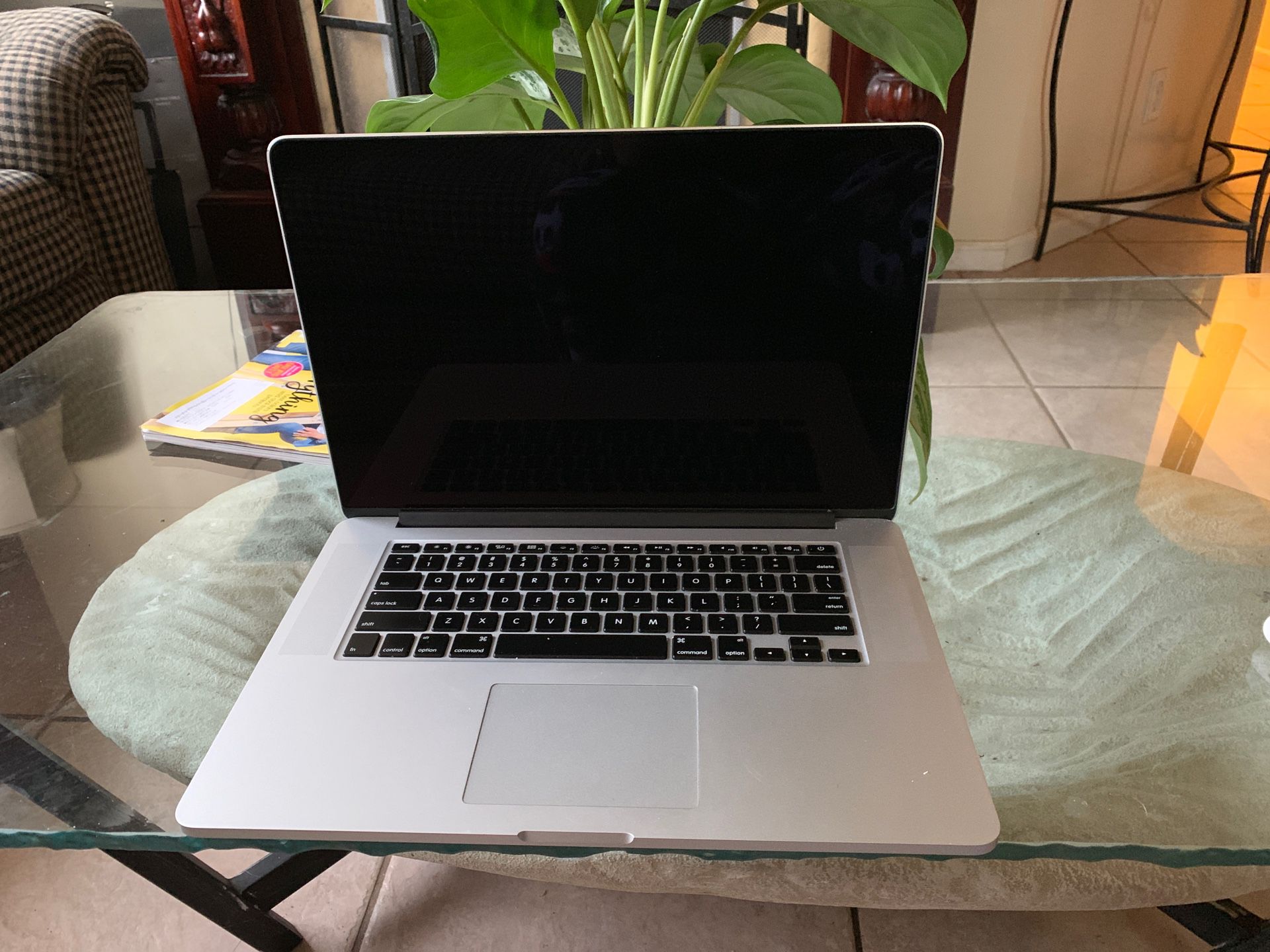 MacBook Pro, screen 15 inch 2012