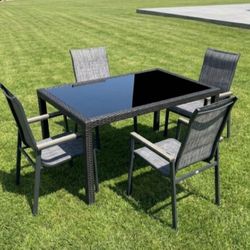 299 Patio Furniture Set Outdoor Dining Table Set Patio Dining Table Set Patio Outdoor Furniture Dining Table Set Brand New 🚎🚛🆕
