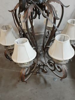 Chandelier Copper Color