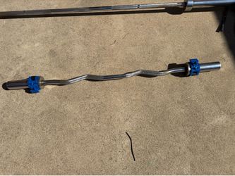 Olympic curl barbell