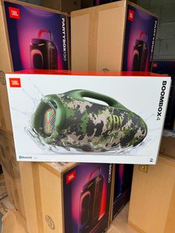 JBL Boombox 4 Bluetooth Speaker – Camo