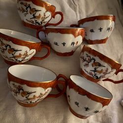Vintage Antique Chinese Cups