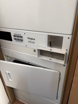 Whirlpool double electric Coin dryer