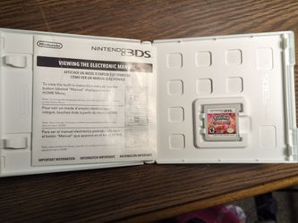 Pokemon Omega Ruby 3DS cartridge and case