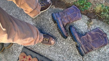 Irish setter/redwing steel toe waterproof boot