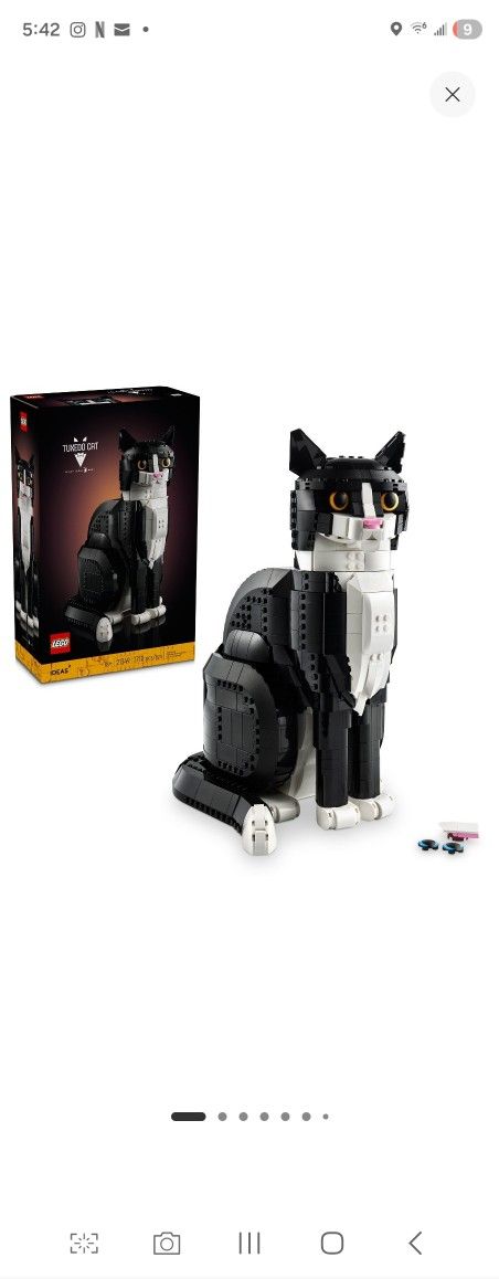 LEGO Ideas Tuxedo Cat