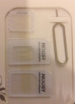 SIM adaptor