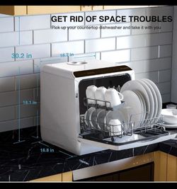 Countertop dish washer