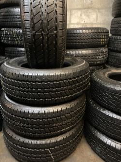 SET CONTINENTAL 255/65/17 SEMI NEW 95%TREAD LIFE $260 INCLUDE PROFESSIONAL INSTALLATION AND TAX