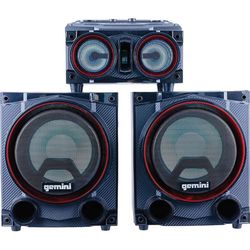 Gemini GSYS-2000 Dual 8-Inch Bluetooth Party System